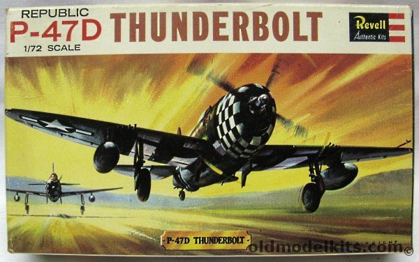 Revell 1/72 Republic P-47D Thunderbolt, H613-60 plastic model kit